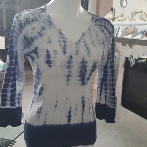 Bohemian Cafe gauze/lace top. L